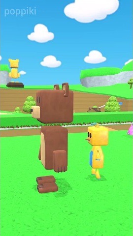 Pol Poi Pol Poi Pi 🐥🐻🟣😂 || #superbearadventure