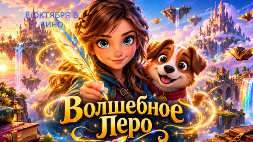 «Волшебное перо» — Русский трейлер #2 (Дубляж, 2026) | Мультфильм | В кино с 8 октября
