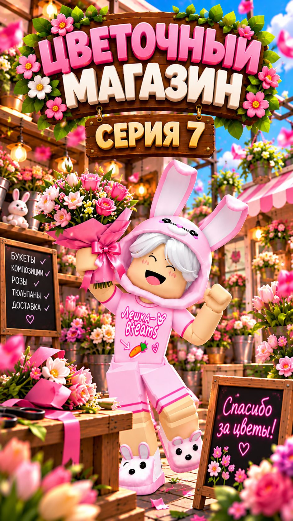 😨 ЧТО СЛУЧИЛОСЬ С МОИМ МАГАЗИНОМ?! 💐 | Серия 7 #roblox #роблокс