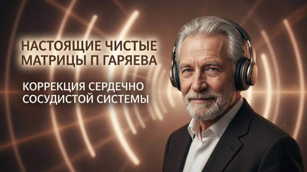НАСТОЯЩАЯ ЧИСТАЯ МАТРИЦА ГАРЯЕВА КОРРЕКЦИЯ СЕРДЦА И СОСУДОВ