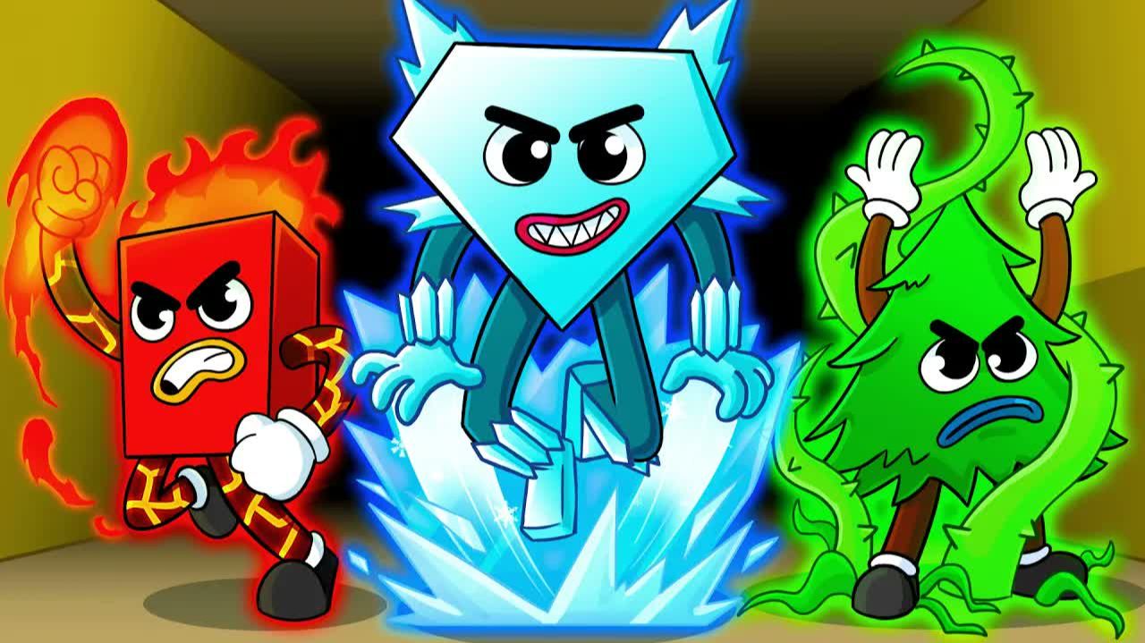 Спаси фигуры, но они элементальные?! (Мультфильм)