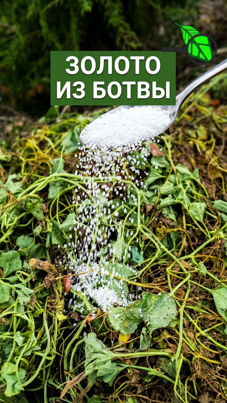 🛑 НИКОГДА НЕ ВЫБРАСЫВАЙТЕ БОТВУ! 1 ложка и она ЗАМЕНИТ ЛЮБЫЕ УДОБРЕНИЯ