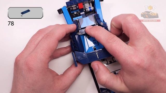 LEGO Speed Champions Bugatti Vision Gran Turismo Hyper Sports Car (77253) [284 детали] Обучение сбор