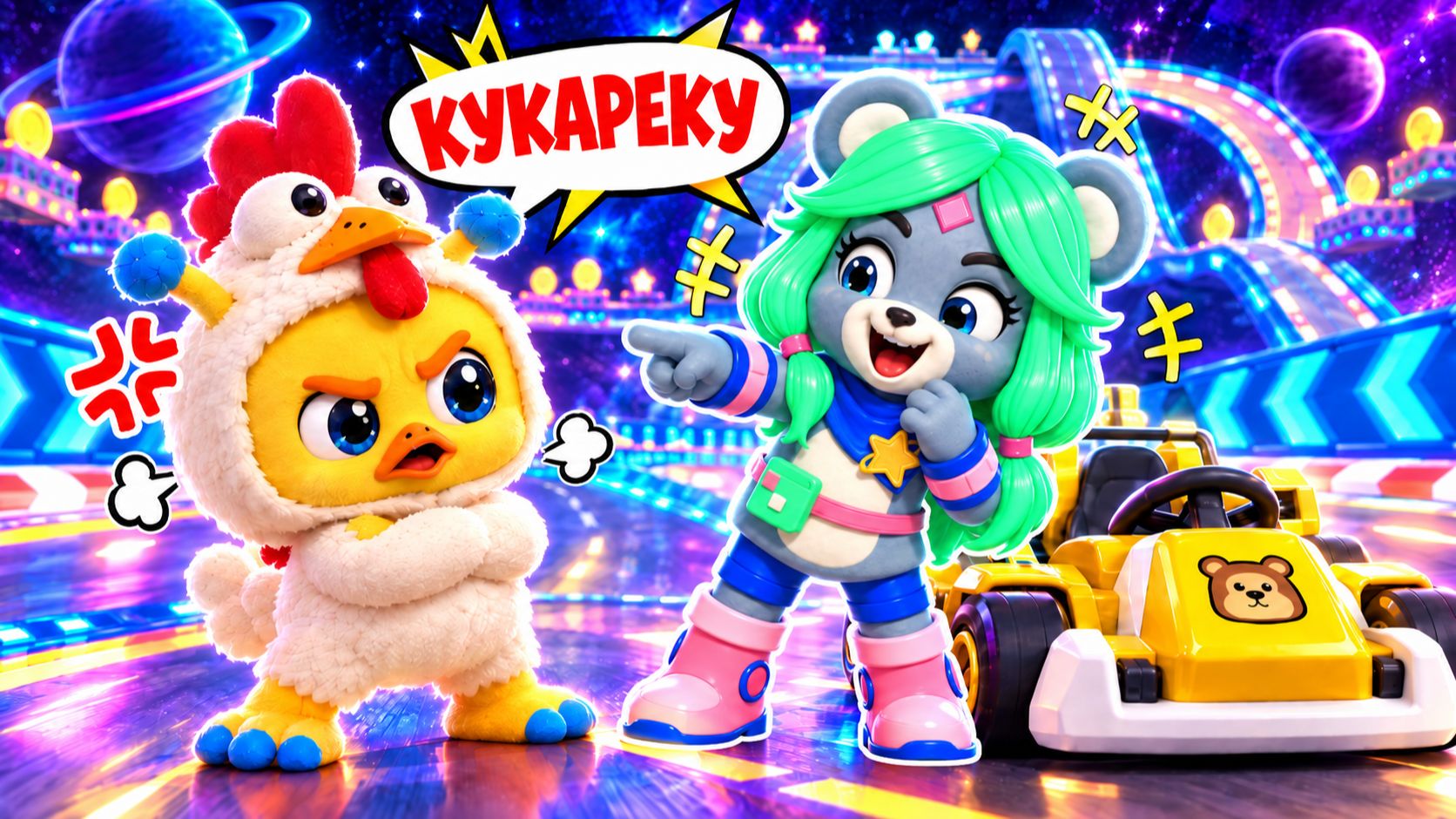 😂ЗРЯ ШИКА ПОСПОРИЛА СО МНОЙ В ИГРЕ СУПЕР МИШКА SUPER BEAR ADVENTURE