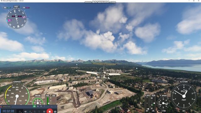 Microsoft Flight Simulator -крутое пике