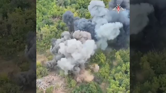 Авиация «утюжит» вражеские позиции ФАБами.