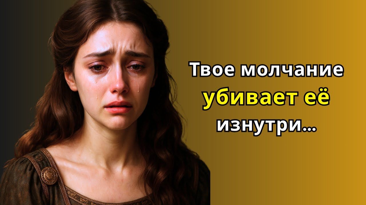 «Твое молчание убивает её изнутри…»