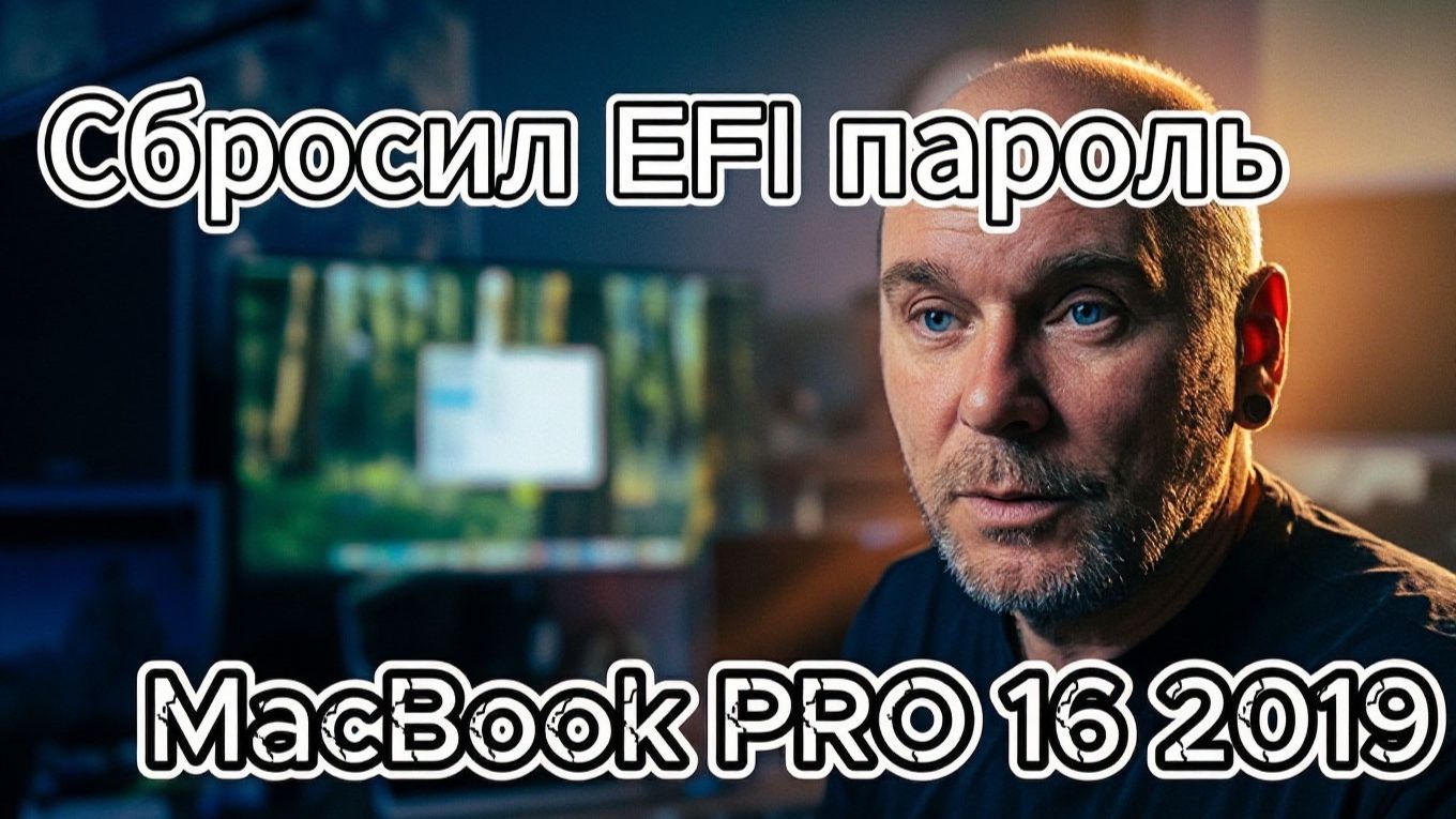 Сбросил EFI пароль на MacBook PRO 16 2019