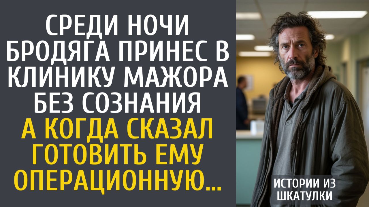 Истории из жизни: Среди ночи бродяга принес в больницу мажора… А когда сказал готовить операционную…