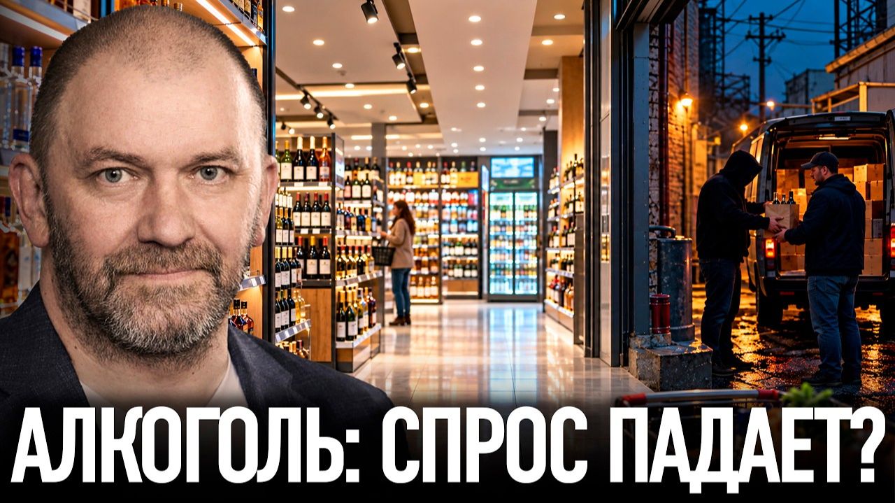 Продажи алкоголя падают — Россияне стали меньше пить или рынок ушёл в тень? ¦ Александр Казаков