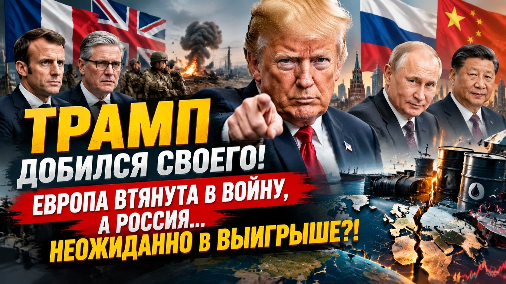 Конец глобального мира: Трамп сблизил Россию с Китаем, а Европу сделал колонией