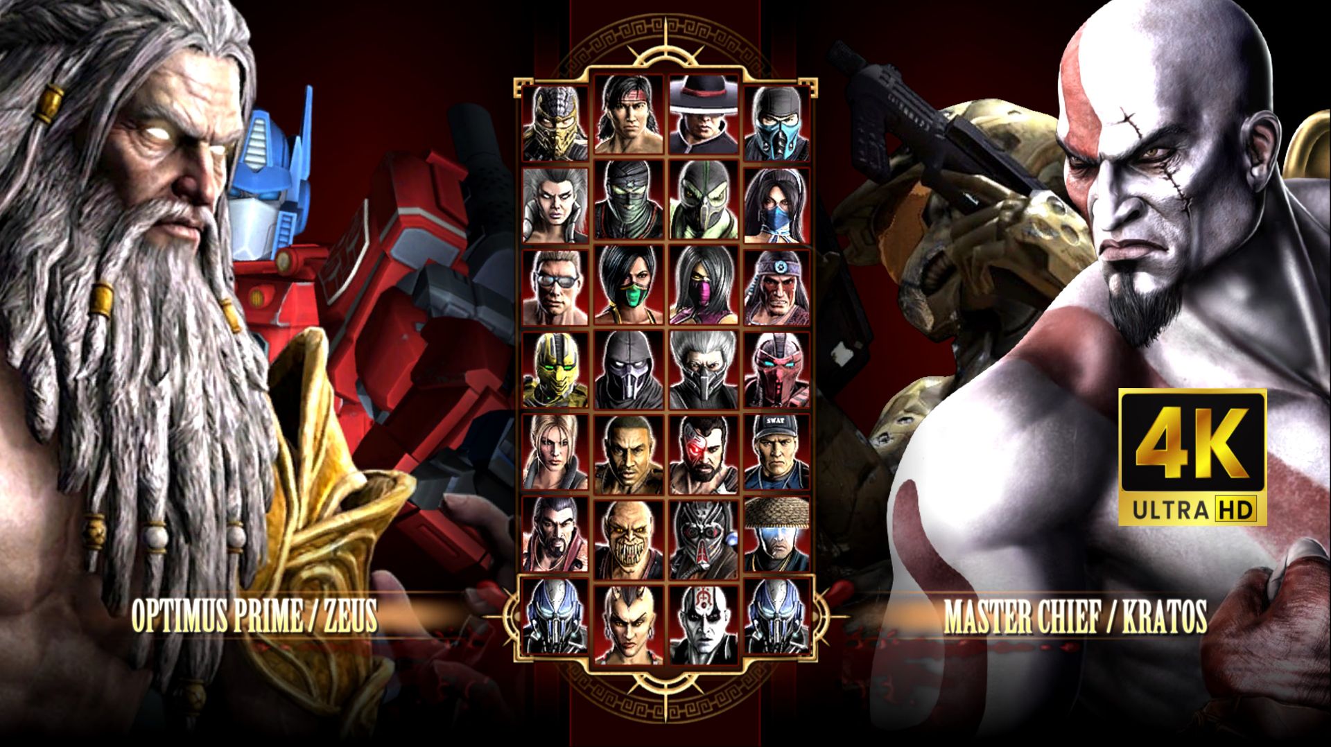 Игра за Optimus Prime & Zeus в Mortal Kombat Komplete Edition на ПК Эксперте в 4К 60 FPS