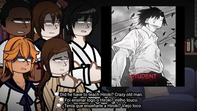 Kokujin No Tenkousei React To Hiroki As Uruma Shun.