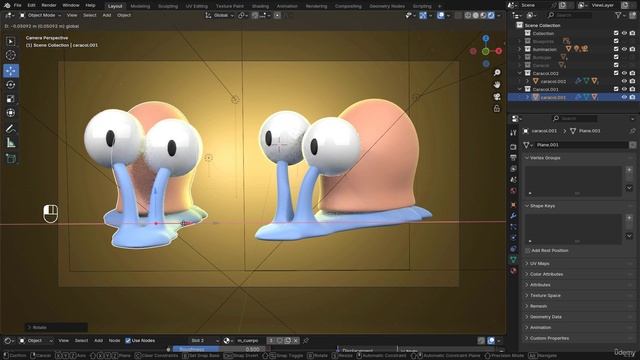 Introduction To 3D Characters Modeling In Blender 155. Duplicate And Poses