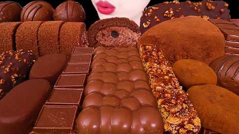 🍫 АСМР МУКБАНГ | ШОКОЛАДНАЯ ВЕЧЕРИНКА 🍦 МОРОЖЕНОЕ, МОТИ, ТОРТ И КИНДЕР | БЕЗ СЛОВ #18
