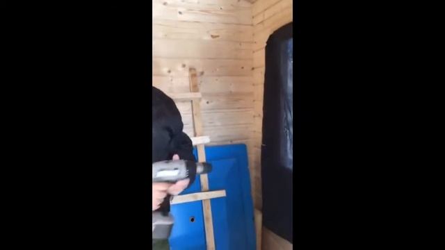 Построили баню