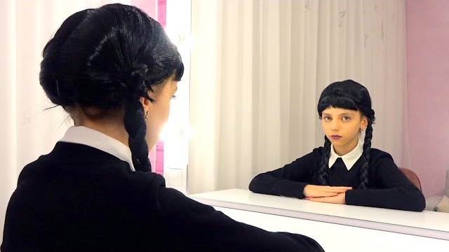 УЭНСДЕЙ образ от Насти WEDNESDAY My Little Nastya
