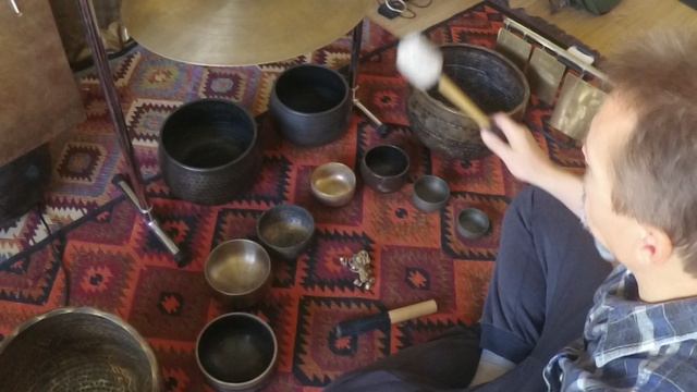 208. Поющие храмовые Чаши. Гранд комплект КОСМОС. Исцеление Звуком. Музыка успокоения.