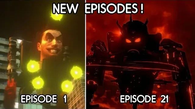 Skibidi 1 - 21 (All Episodes + Extra Scenes) UPGRADE CAMARA TITAN RETURN (Episode 22?)
