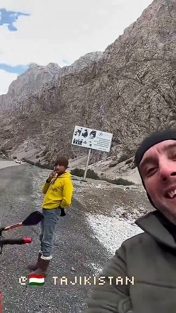 Русский турист в Таджикистане