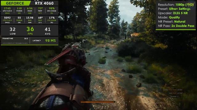 DLSS 5 On RTX 4060 + 5-13600K - The Witcher 3 Wild Hunt  Обновление для консолей нового поколения!