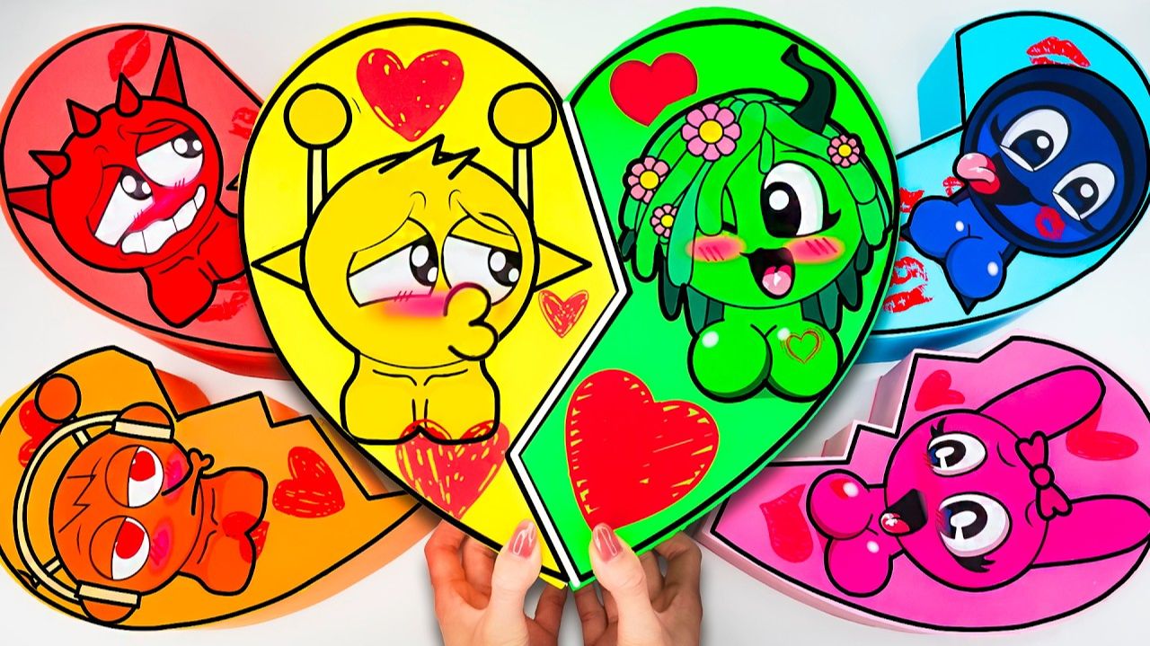 Поделки из Бумаги 💖 Инкредибокс СПРУНКИ  Загадочный Бокс📦✨ Забавные Поделки из Бумаги и Загадки