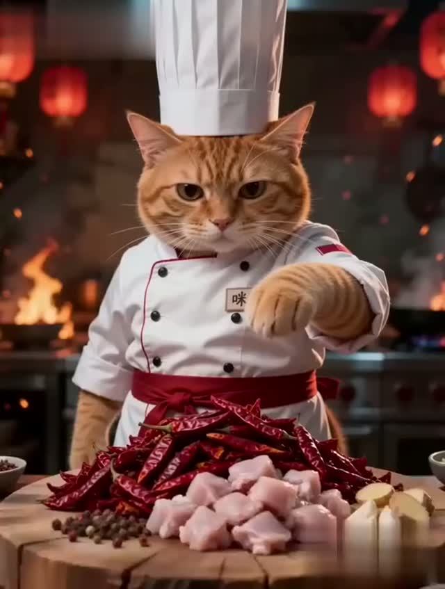 Кот-Чародей: Кулинарная Магия 🧙♂️🔮
