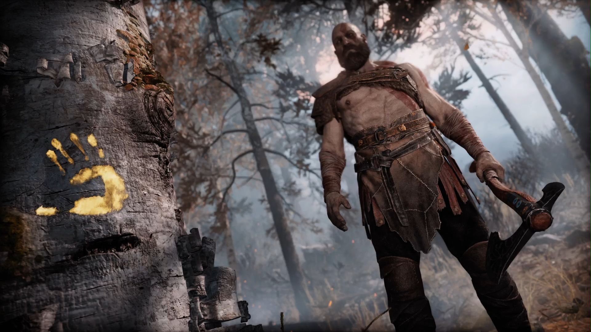 Прохождение God Of War (2018) (Режим бог войны) #1 Отметенные деревья