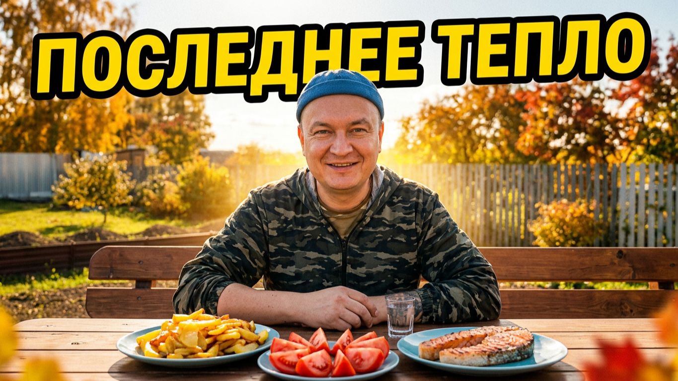 Тëплый осенний денëк на даче