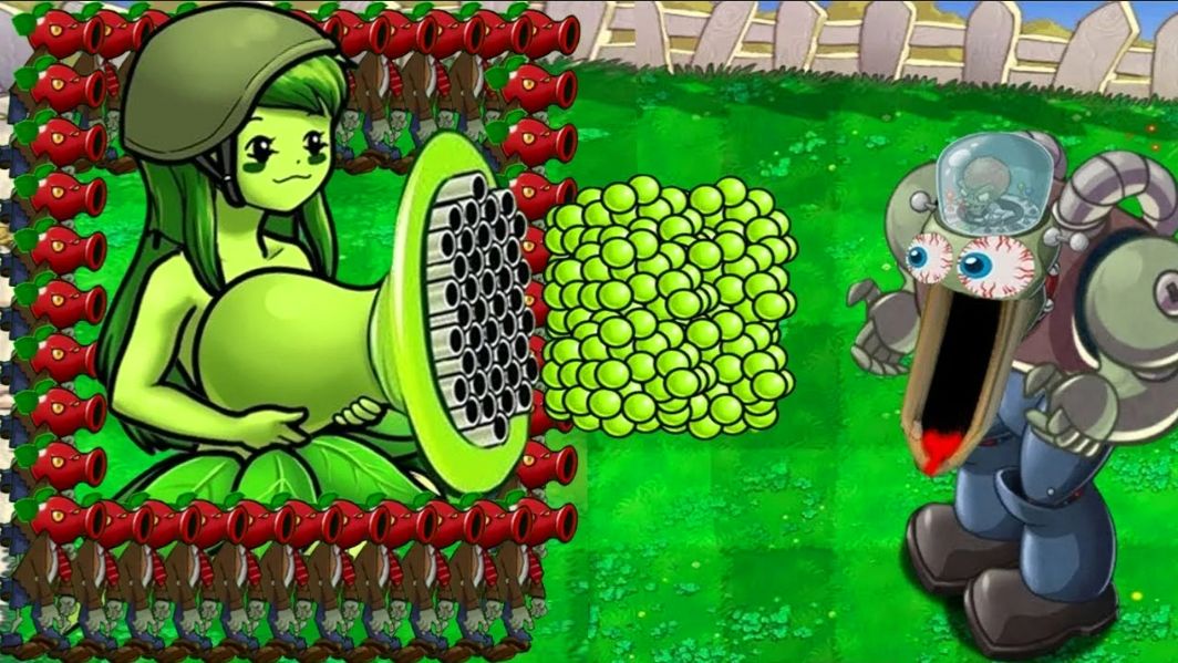 Растения против Зомби PvZ Hybrid Remake Plants Vs Zombies ПвЗ