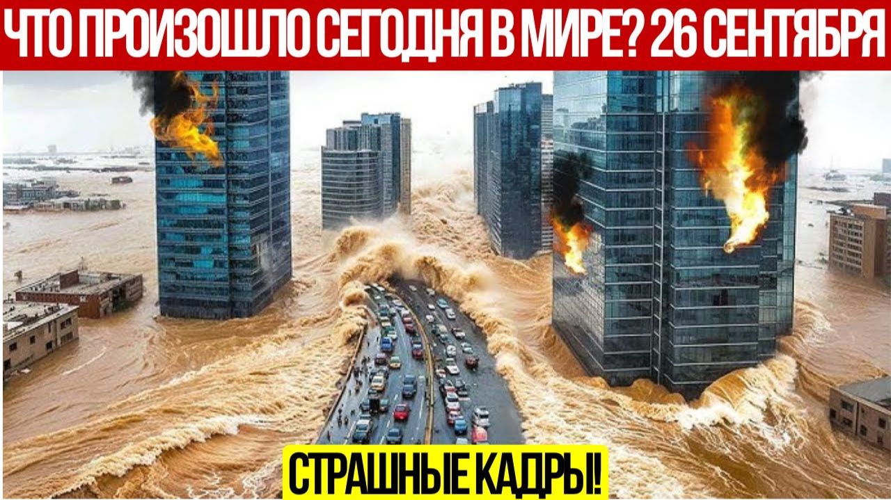 ЧП Сегодня 26.09.2026❗Оренбуржье Горит❗ Взрыв В Афинах❗ Бангкок Затопило❗ Пожар На Судне У Камчатки❗