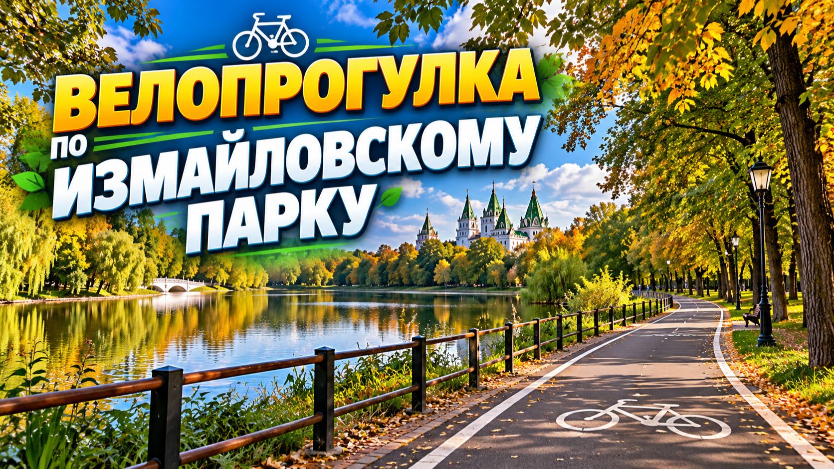 Велопрогулка по Измайловскому парку