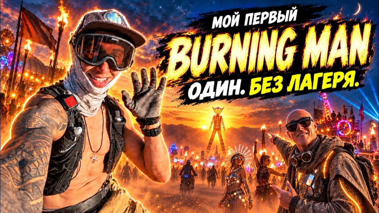 КАК ВЫЖИВАЕТ РУССКАЯ МОЛОДЕЖЬ НА ЗАГНИВАЮЩЕМ ЗАПАДЕ: BURNING MAN ｜ Я НЕ БЫЛ К ТАКОМУ ГОТОВ...