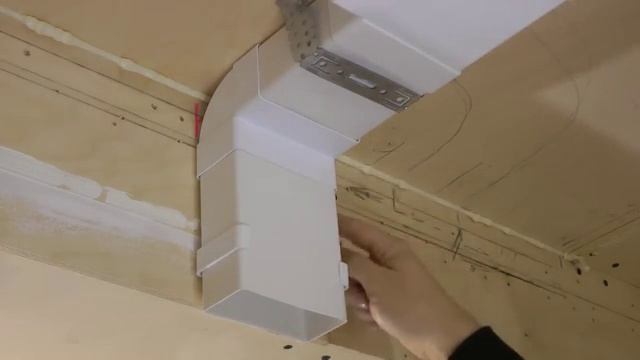 Вытяжка и вентиляция с обратным клапаном под натяжным потолком