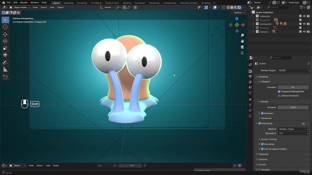 Introduction To 3D Characters Modeling In Blender 153. Background Material