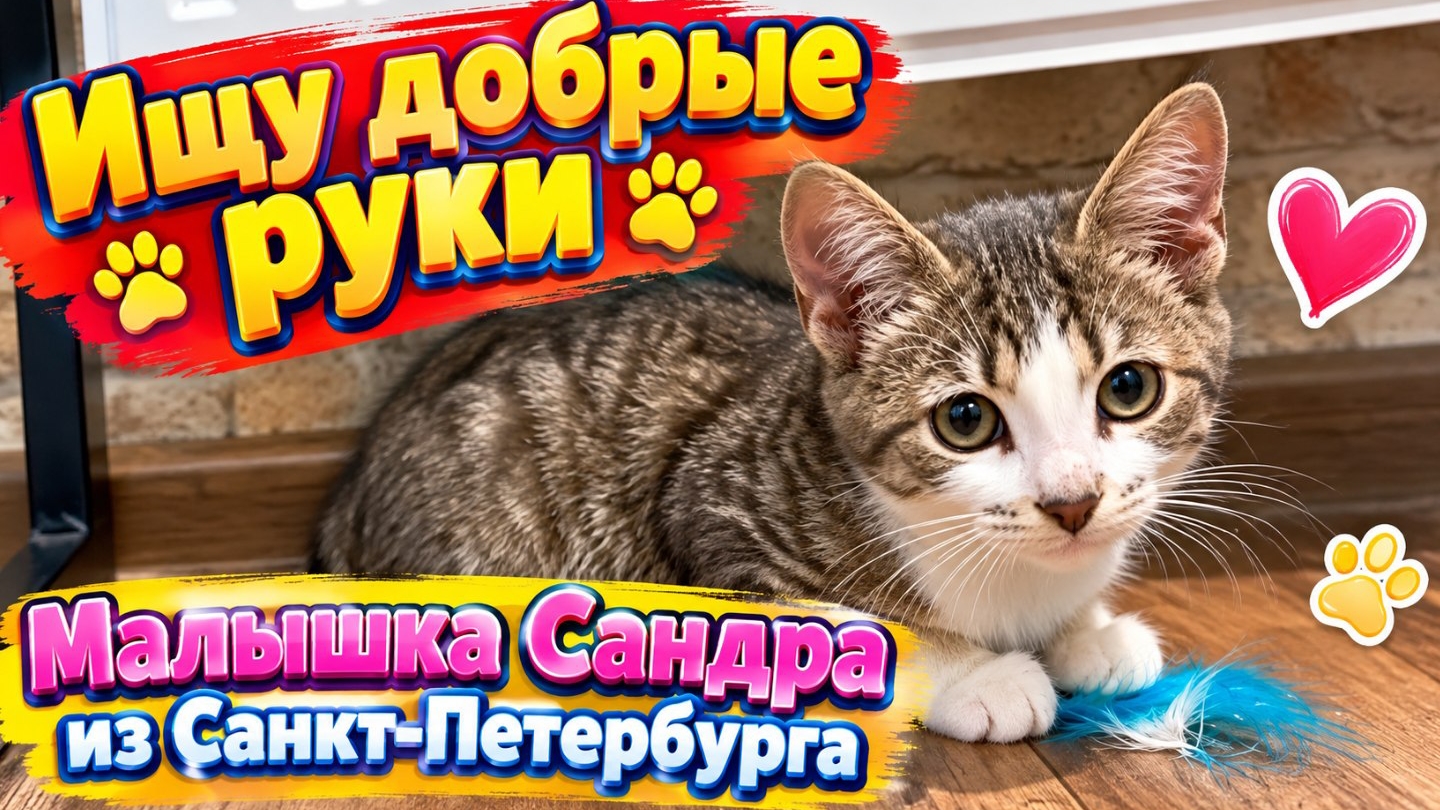 Ищу добрые руки. Малышка Сандра из Санкт-Петербурга.