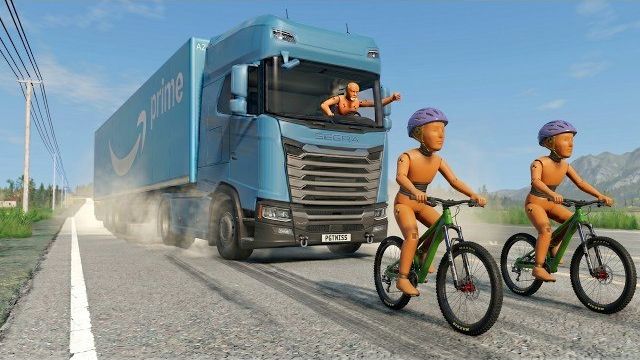ОТЕЦ КУПИЛ БРАТЬЯМ ВЕЛОСИПЕДЫ, НО ЭТО БЫЛО ЕГО ОШИБКОЙ | BeamNG.drive