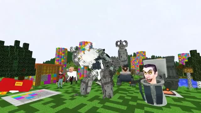 СУПЕР БАЗА FNAF против КОМАНДЫ БОССОВ-ТИТАНОВ и ТЕЛЕВИЗОРА и МИКРОФОНА в Майнкрафте