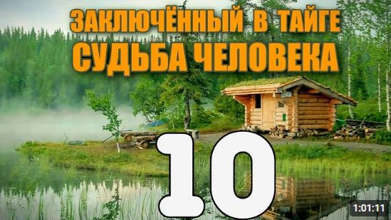 ЗАКЛЮЧЕННЫЙ В ТАЙГЕ  ВСТРЕЧА С КОДЛОЙ  ОДИНОЧЕСТВО  ПОБЕГ ОТ СИСТЕМЫ  СУДЬБА ЧЕЛОВЕКА 10
