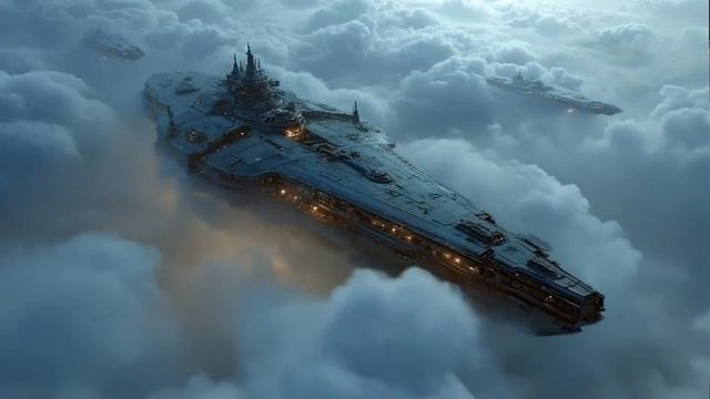МАССИВНЫЕ промышленные научно-фантастические космические корабли