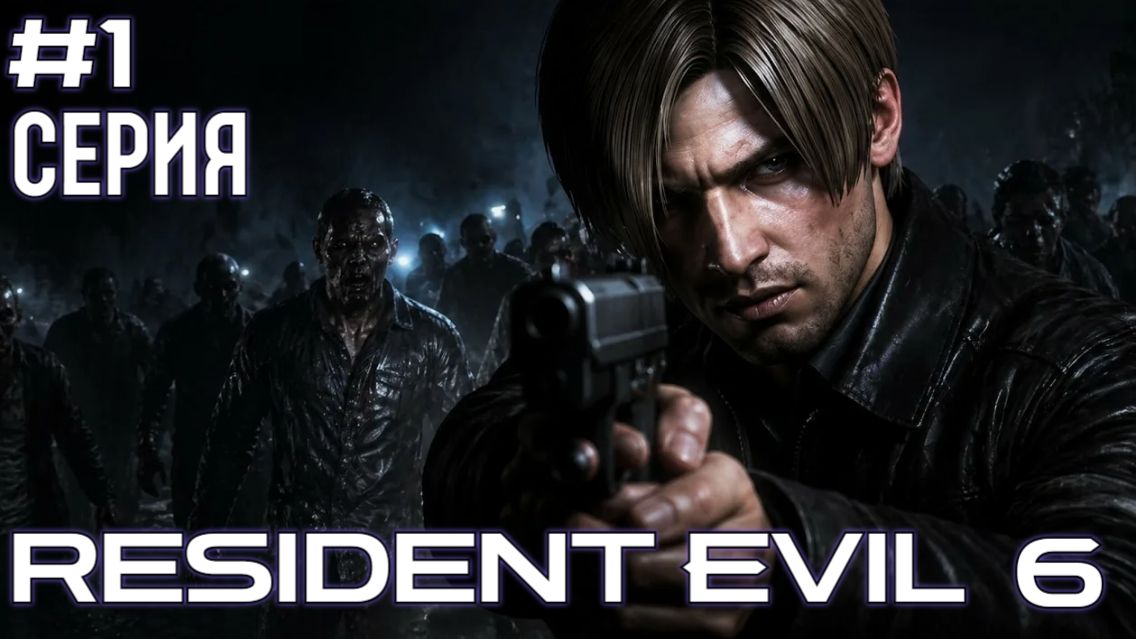 Resident Evil 6 #1 Стрим Прохождение