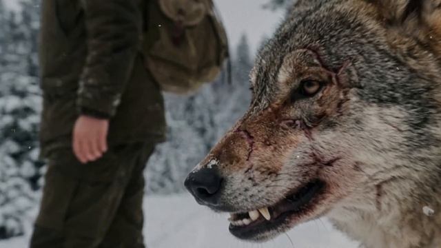 ЧЁРНЫЙ ВОЛК привёл лесоруба к привязанной в метель ПОЛИЦЕЙСКОЙ…Но то, что было ПОТОМ — это ШОК.