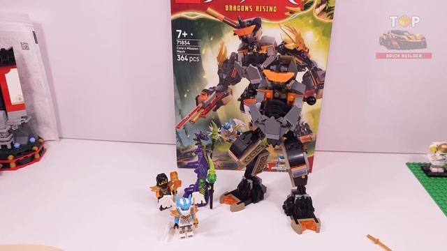 LEGO NINJAGO Боевой мех Коула и Дракон Зейна (71854) [364 детали] Пошаговая инструкция по сборке