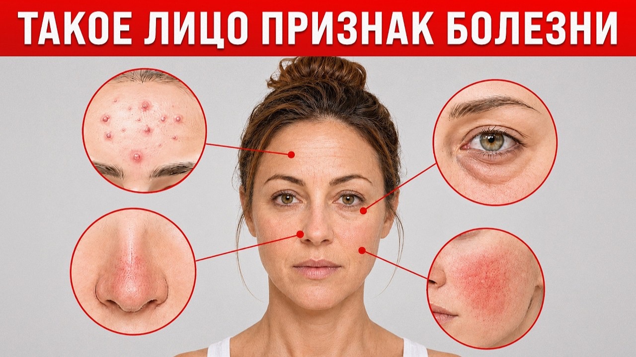 Природа подарила вам индикатор болезней, но 99% людей им НЕ ПОЛЬЗУЮТСЯ! О чем кричит ваше лицо?