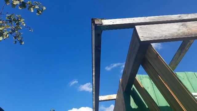 СНЕСЛО КРЫШУ - УСТРАНЯЕМ ПОСЛЕДСТВИЯ...