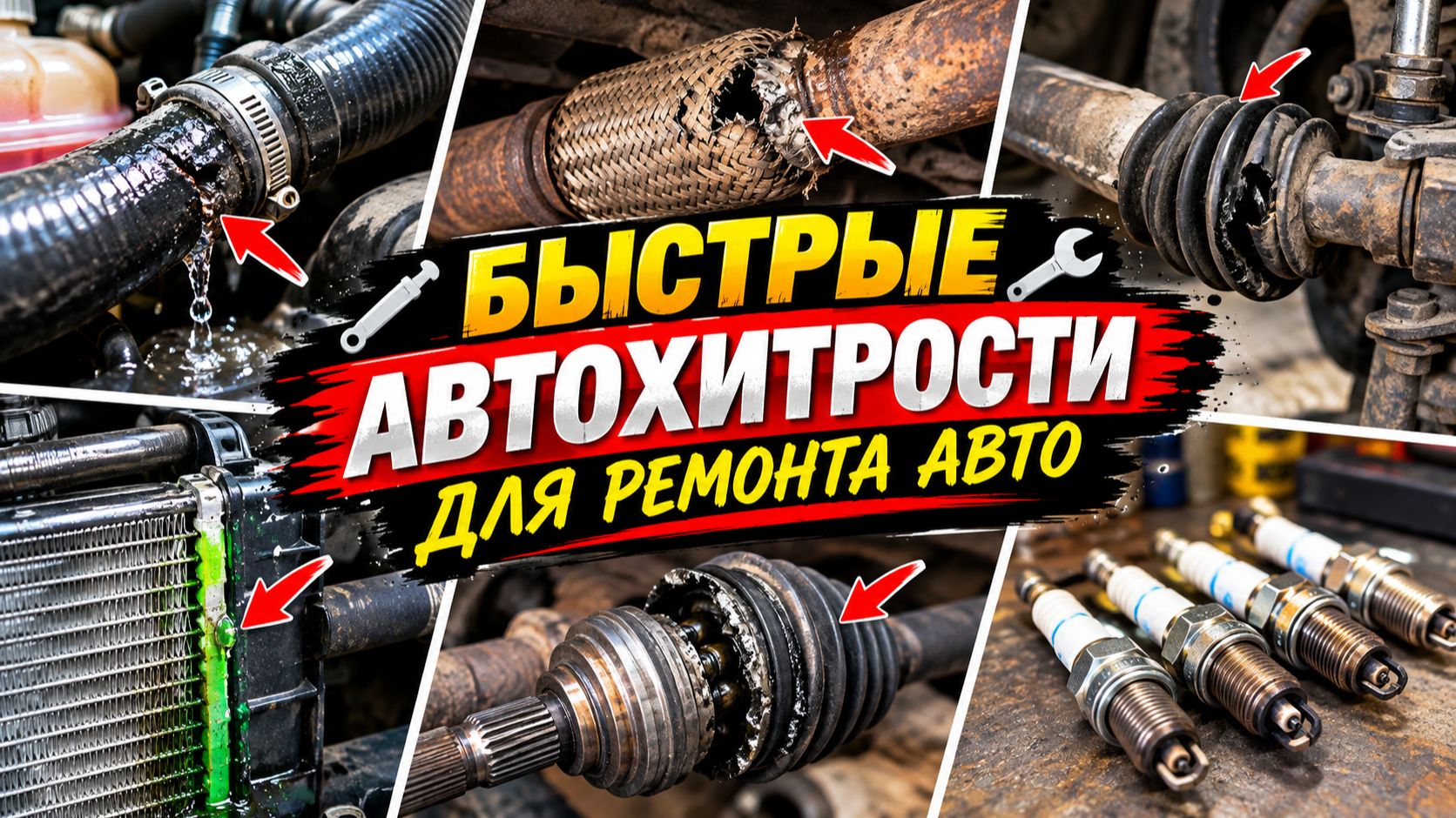 Быстрые Автохитрости для ремонта авто своими руками