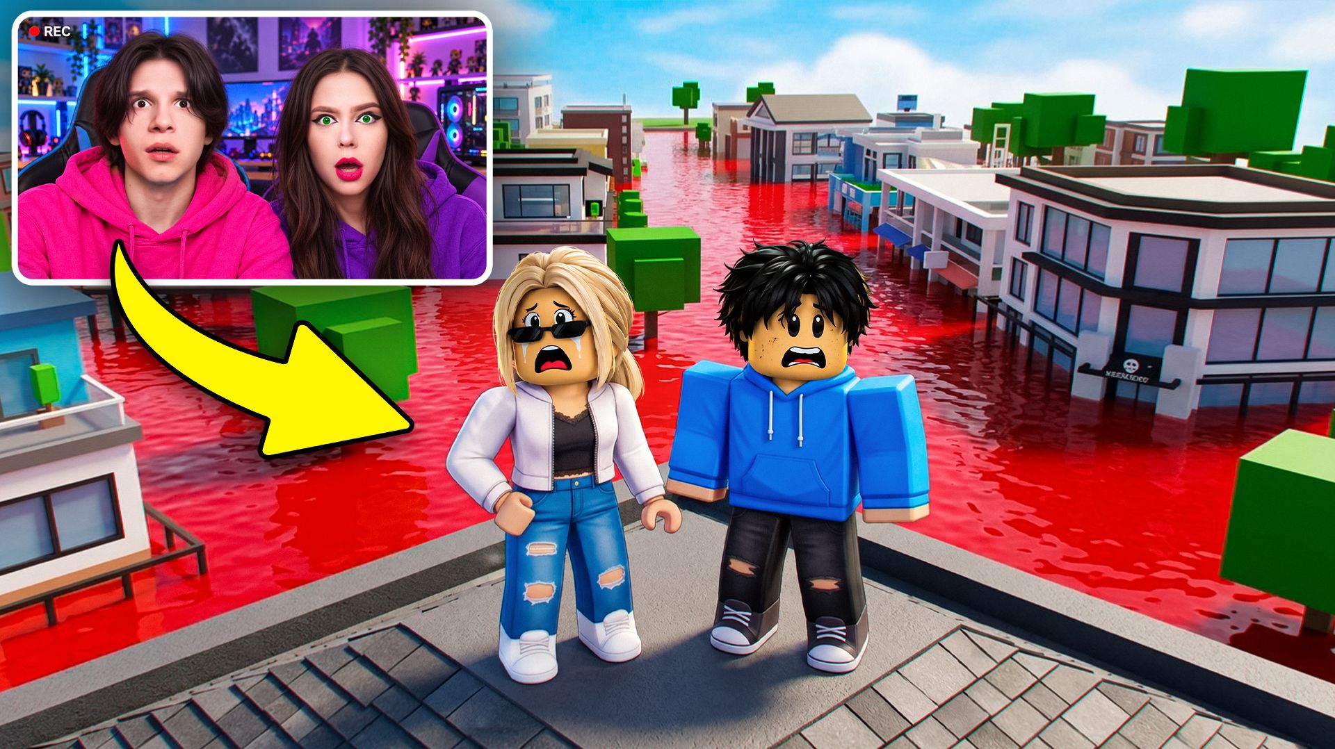 КСЮША ЗАБЫЛА ВЫКЛЮЧИТЬ ДУШ И ЗАТОПИЛА ВЕСЬ BROOKHAVEN! 😱🌊 Roblox - Дабл Бабл