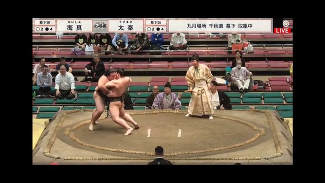15 день Аки Басё 2026 Макусита Сумо на русском (Aki Basho 2026 Makushita Divisio