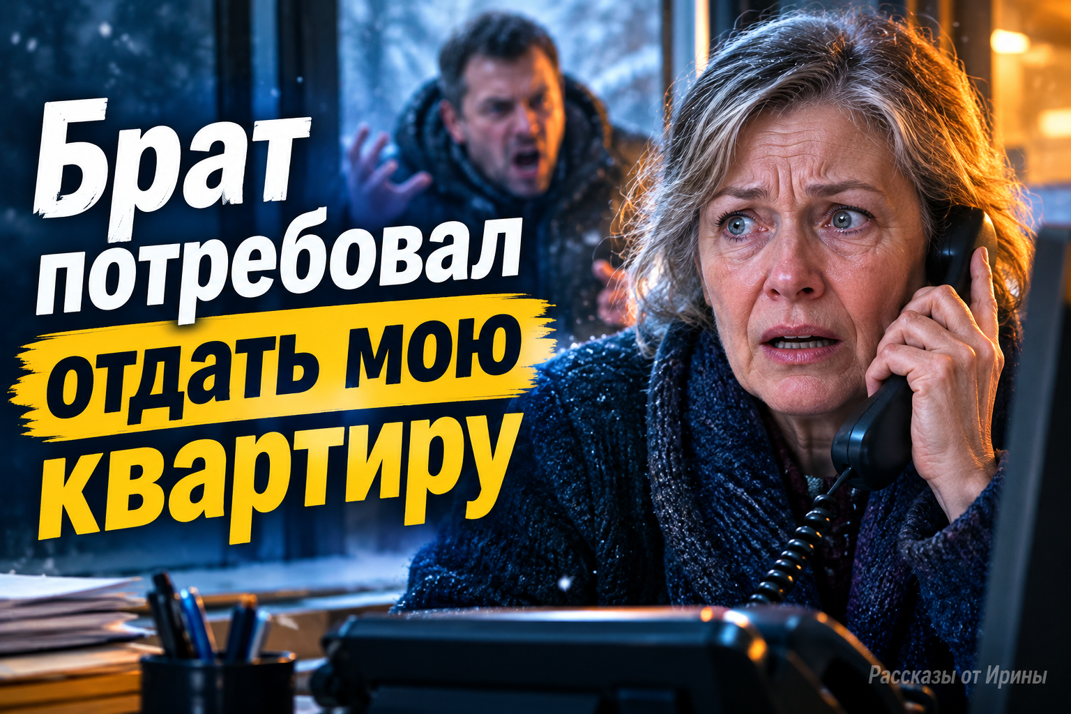 Брат потребовал мою квартиру, напомнив о тайне прошлого