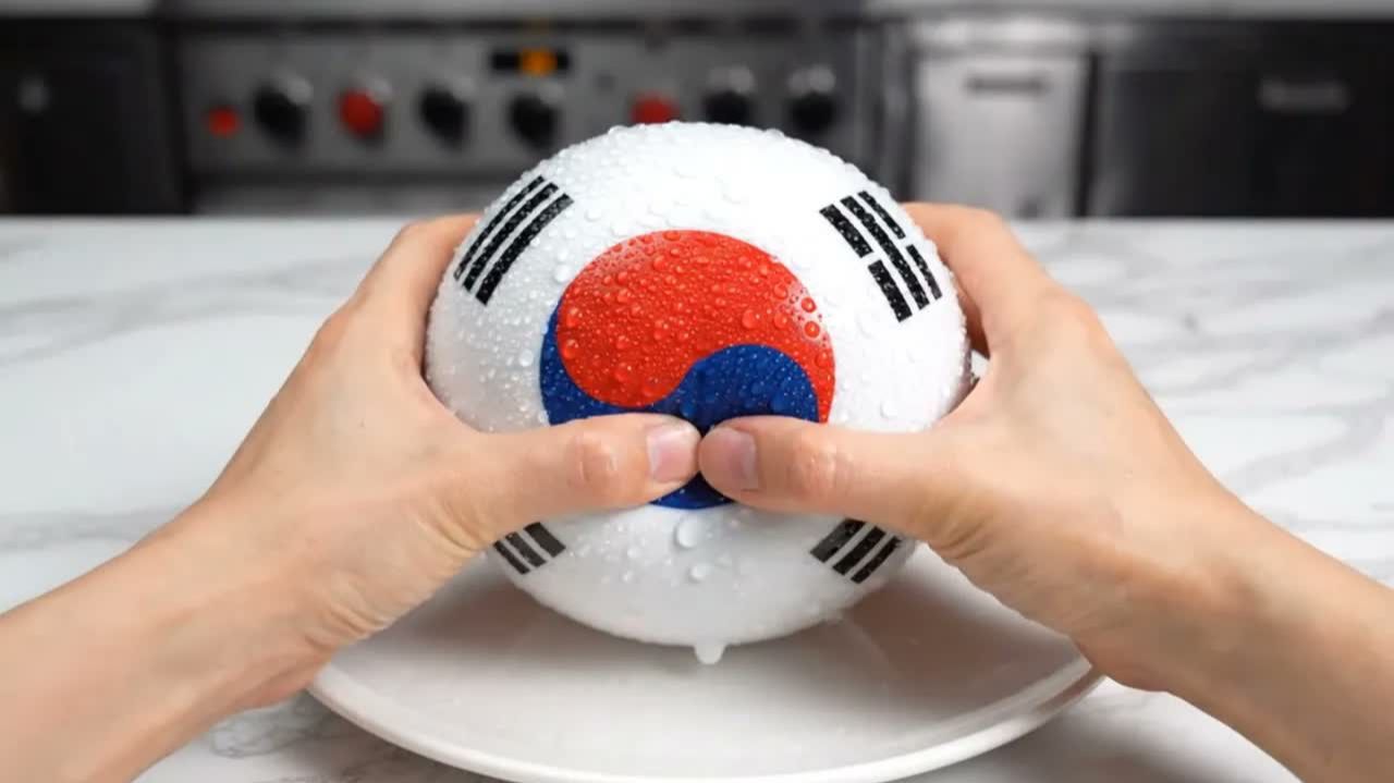 What’s Inside The Country Flag Ball? | Crushing & Squeezing Satisfying ASMR